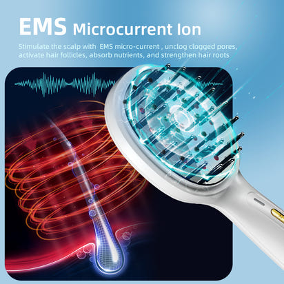 LED Hair Growth Comb – Regrowth Therapy + Scalp micro-current Massage