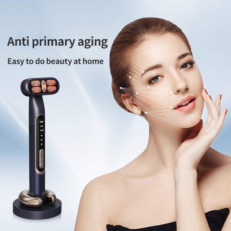 LED EyeLift Wand – 9-Color Microcurrent Face & Eye Rejuvenation Massager