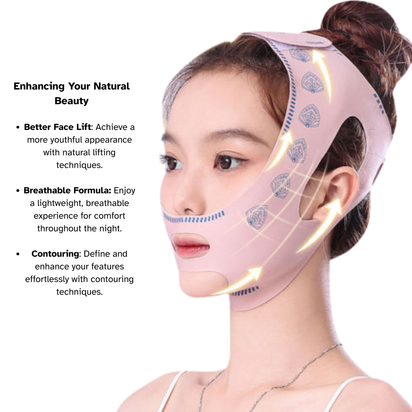 V-shaped Face Bandage  Overnight Lift